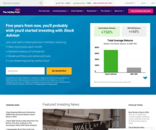 Fool.com(Stock Investing & Stock Market Research) Screenshot