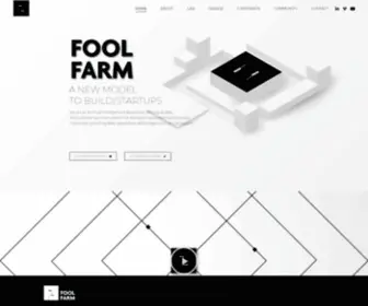 Foolfarm.com(Foolfarm AI STARTUP STUDIO) Screenshot