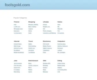 Foolsgold.com(Foolsgold) Screenshot