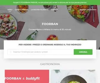 Foorban.com(Il tuo ristorante a domicilio a Milano) Screenshot