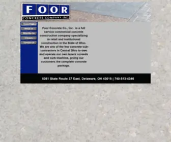 Foorconcrete.com(Foor Concrete) Screenshot