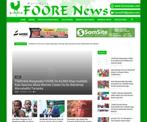 Foorenews.com(Foore News) Screenshot