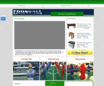 Foosballreviews.com(Contact Support) Screenshot