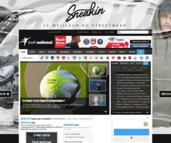Foot-National.com(Foot-National, l'actualité football en France des pros aux amateurs) Screenshot