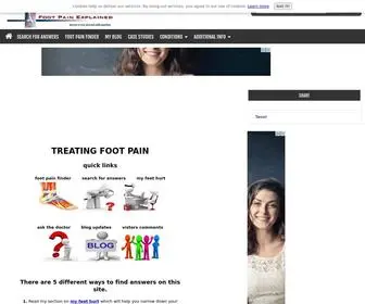 Foot-Pain-Explained.com(FOOT PAIN) Screenshot