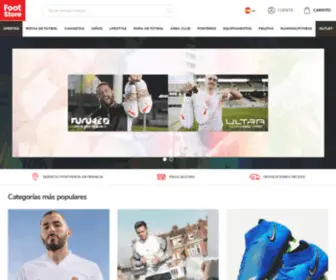 Foot-Store.es(Tienda de fútbol 100%) Screenshot