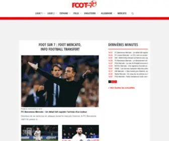 Foot-SUR7.fr(Foot Sur 7) Screenshot