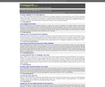 Footageinfo.com(News Portal) Screenshot