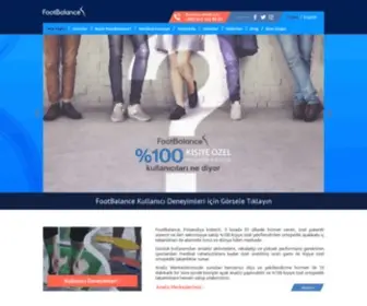 Footbalance.com.tr(FootBalance Türkiye) Screenshot