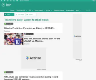 Football-Addict.com(Actualités des meilleurs sites de news sur le football) Screenshot