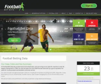Football-Bet-Data.co.uk Screenshot