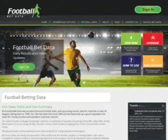 Football-Bet-Data.com Screenshot