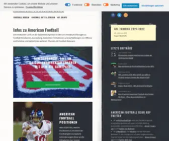 Football-Blog.net(American Football Blog) Screenshot