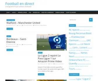 Football-EN-Direct.net(Football en direct) Screenshot