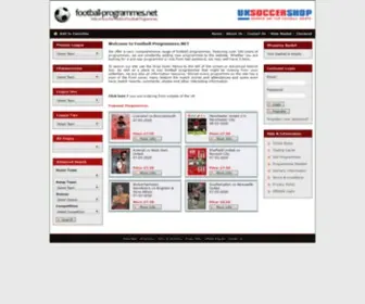 Football-Programmes.net(Football Programmes For Sale) Screenshot