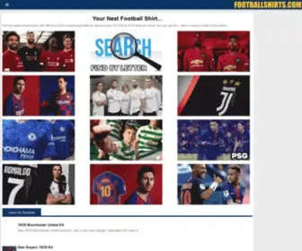 Football-Shirts.co.uk(Football Kits 2021/22) Screenshot