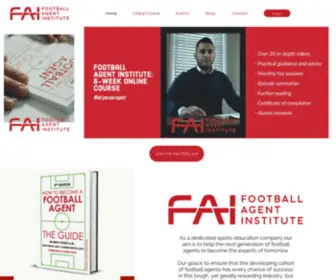 Footballagentinstitute.com(Football Agent Institute) Screenshot