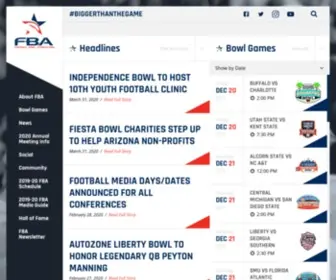 Footballbowlassociation.com(Football Bowl Association) Screenshot