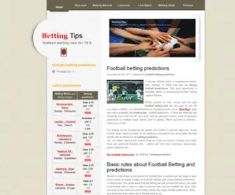 Footballcapper.org Screenshot