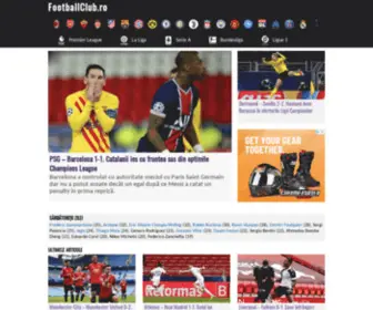 Footballclub.ro(Portal de fotbal extern si cultura fotbalistica) Screenshot