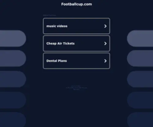 Footballcup.com(Joomla) Screenshot
