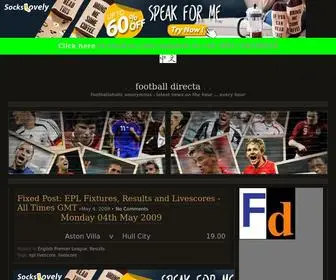 Footballdirecta.com(Football Directa) Screenshot