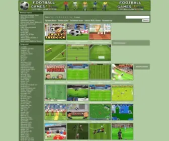 Footballgames10.com(футбольные игры) Screenshot