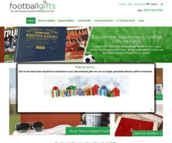 Footballgifts-Direct.co.uk(Football Gifts) Screenshot