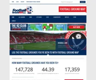 Footballgroundmap.com(Football Ground Map) Screenshot