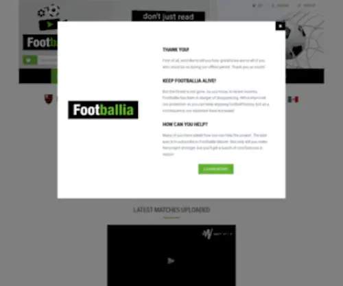 Footballia.eu(Footballia) Screenshot