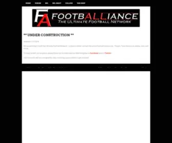 Footballiance.com(The Ultimate Football Network) Screenshot