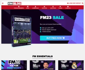 Footballmanagerblog.org(FM Blog) Screenshot