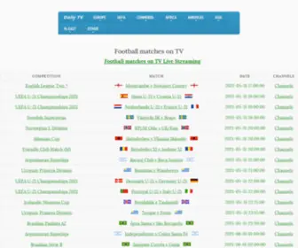 Footballontv.live(Football matches on TV) Screenshot