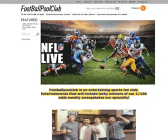 Footballpoolclub.com(FOOTBALL SWEEPSTAKES) Screenshot