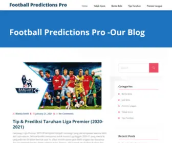 Footballpredictionspro.com(Football Predictions Pro) Screenshot