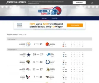Footballscores.com Screenshot