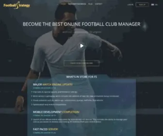 Footballstrategy.org(Football strategy [fs]) Screenshot