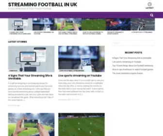 Footballstreaminglive.co.uk(A blog dedicated to Free Stream Football) Screenshot