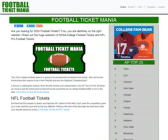 Footballticketmania.com(Football Ticket Mania) Screenshot