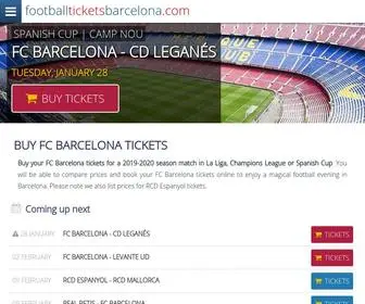Footballticketsbarcelona.com(Football Tickets Barcelona) Screenshot