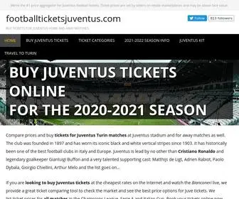 Footballticketsjuventus.com(Buy tickets for Juventus home and away matches) Screenshot