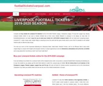 Footballticketsliverpool.com(Buy Liverpool FC tickets online on) Screenshot