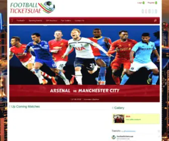 Footballticketsuae.com(Football Tickets UAE) Screenshot