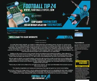 Footballtip24.com Screenshot
