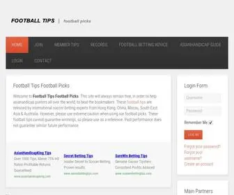 Footballtipsfootballpicks.com Screenshot