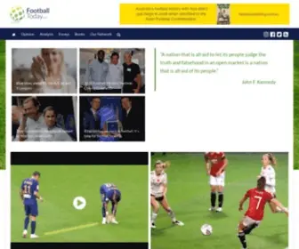 Footballtoday.news(Aims to be a voice for independent) Screenshot