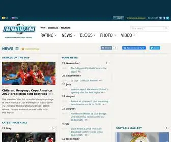 Footballtop.com(News, photos, video) Screenshot