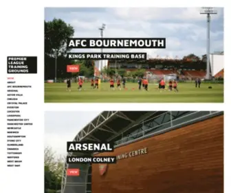 Footballtraininggrounds.com(Premier League Training Grounds) Screenshot