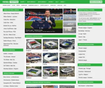 Footballtripper.com(Football Stadium Guides & Travel) Screenshot