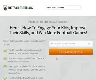 Footballtutorials.com(Football Tutorials) Screenshot
